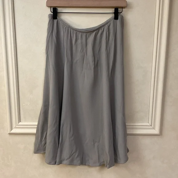 New! Eileen Fisher Silk Blend Dancer Skirt - Picture 2 of 6